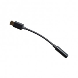 Audio redukcia z USB-C na 3.5mm jack čierna