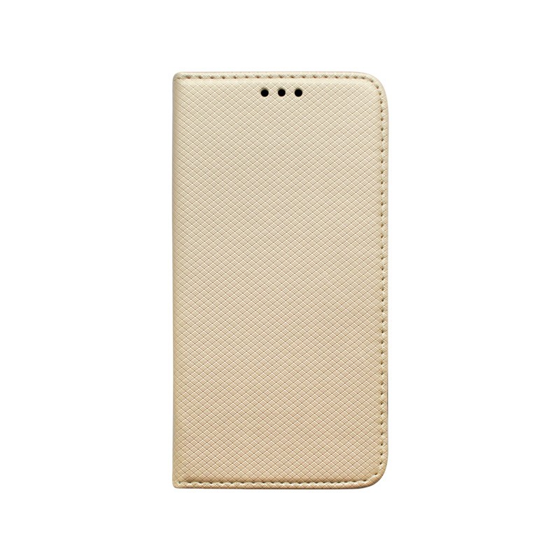 Knižkové puzdro Samsung Galaxy A71 zlaté, vzorované