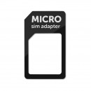 Micro SIM - SIM adaptér čierny