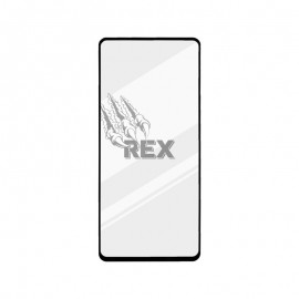 Ochranné sklo REX Silver Samsung Galaxy A71 čierne, full glue
