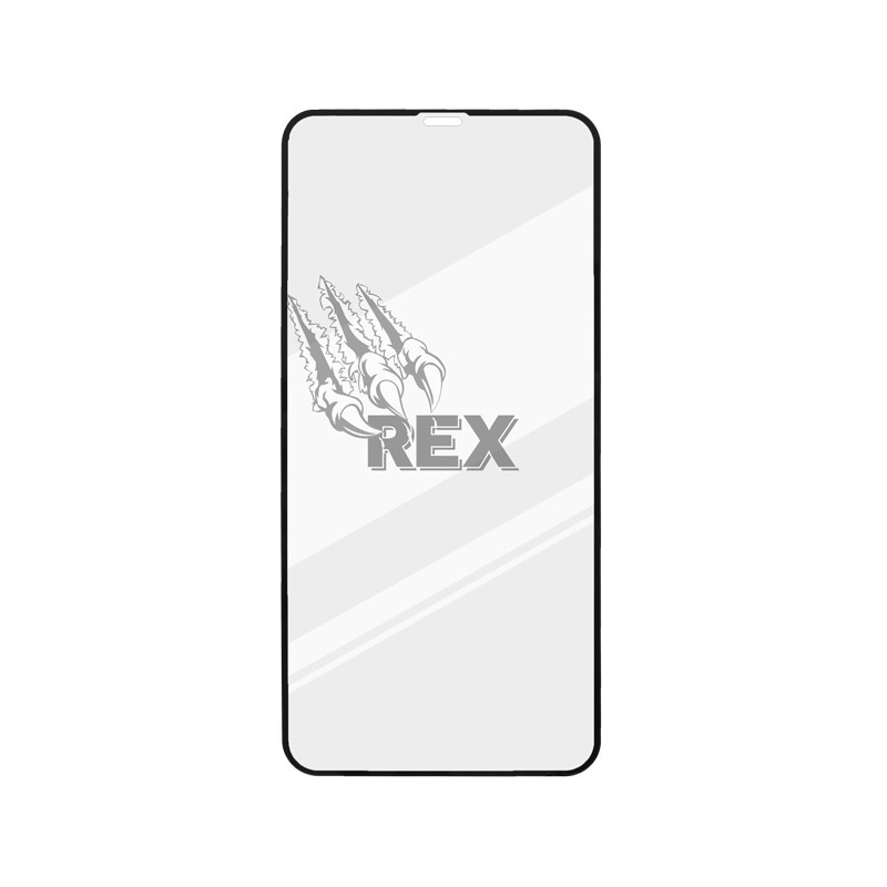 Ochranné sklo REX Silver iPhone 11 Pro Max čierne, full glue
