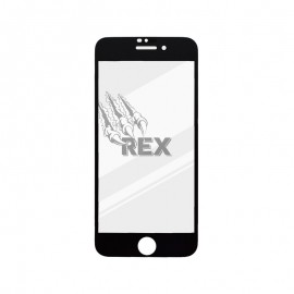 Ochranné sklo REX Silver iPhone 8 čierne, full glue