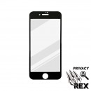 iPhone SE 2020 čierne STURDO REX PRIVACY s filtrom pre ochranu súkromia, FullGlue