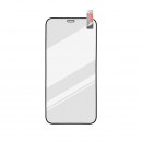 Iphone 12 Pro Max čierna sklenená fólia Full Glue, Q Sklo