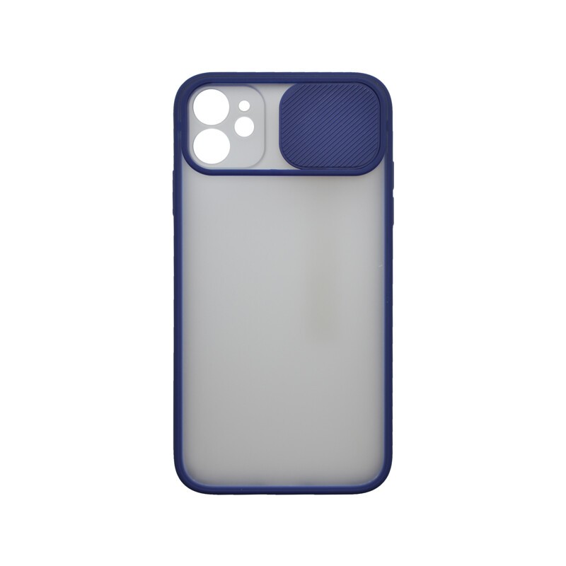 iPhone 11 modré (push) plastové puzdro 
