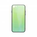 Puzdro Gradient Glass iPhone 8 zelené