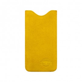 4XL puzdro z brúsenej kože SPRING žlté