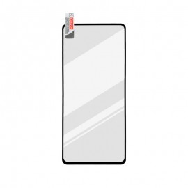 LG K51s čierne Full Glue sklenená fólia,  Q sklo