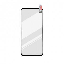 Xiaomi Mi 10T Pro čierna sklenená fólia Full Glue, Q Sklo