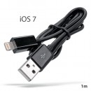 Dátový USB kábel iPhone 5 Lightning, 1 m, čierny