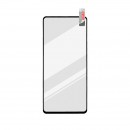 Xiaomi POCO X3 čierna sklenená fólia Full Glue, Q Sklo