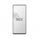 Samsung Galaxy A71 čierne STURDO REX Silver FullGlue sklo, antireflexné