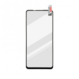 Xiaomi Redmi Note 9 čierne Full Glue sklenená fólia,  Q sklo