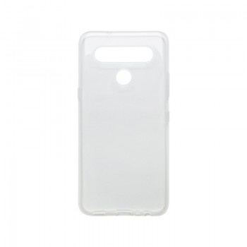 LG K61 priehľadné gumené puzdro, nelepivé 