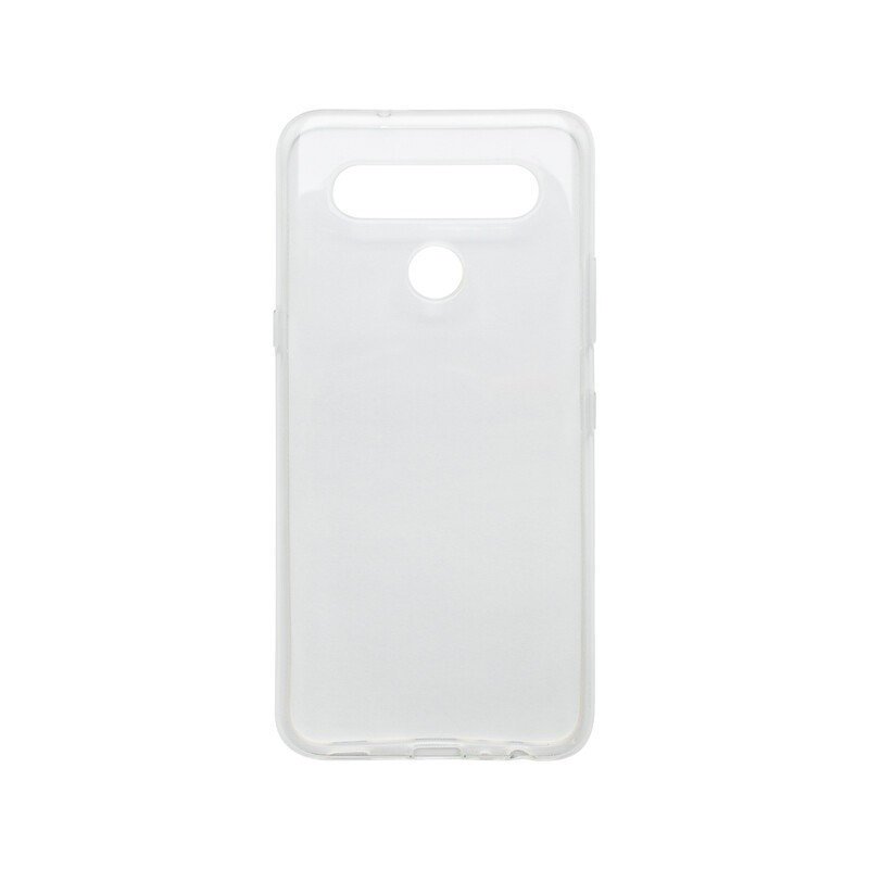 LG K61 priehľadné gumené puzdro, nelepivé 