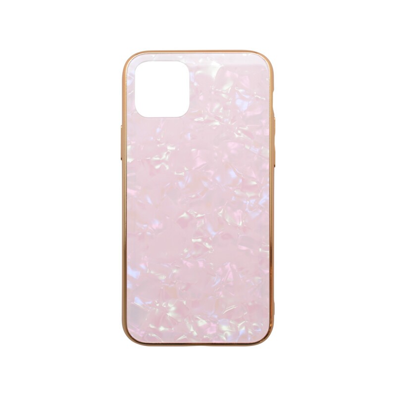 Puzdro Marble Glass iPhone 11 Pro ružové