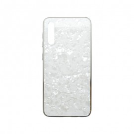 Puzdro Marble Glass Samsung Galaxy A30s biele
