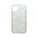 Puzdro Marble Glass iPhone 11 biele