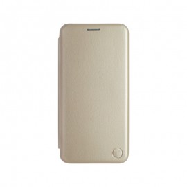 mobilNET knižkové puzdro Samsung Galaxy S21 FE, zlatá Lichi 