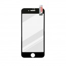 mobilNET ochranné sklo iPhone SE 2020, čierne, FULL GLUE 0.33mm, Q sklo