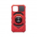 mobilNET plastové puzdro iPhone 12 Pro, červené Force 
