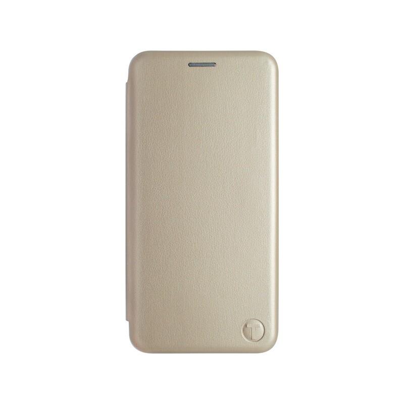 mobilNET knižkové puzdro Samsung Galaxy A22 4G, zlatá, Lichi 