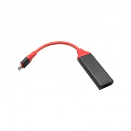 Červená redukcia z TypeC (samec ) na HDMI (samička), Eko balenie