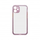 mobilNET plastové puzdro iPhone 12 Mini, ružové, Acrylic
