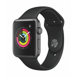 Apple Watch Series 3 GPS, 42mm Space gray Aluminium Case with Black Sport Band