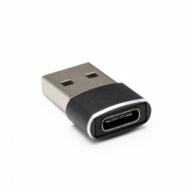 mobilNET redukcia USB typ C (samec) na USB (samica) čierna, Eko balenie