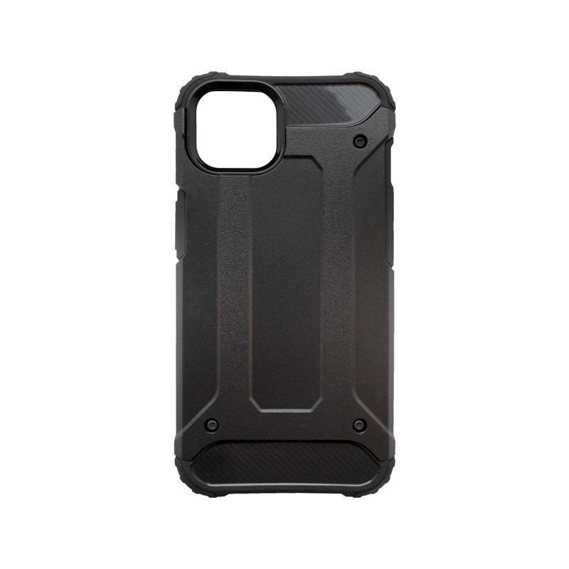 mobilNET plastové puzdro iPhone 13 Mini, čierne, Military 