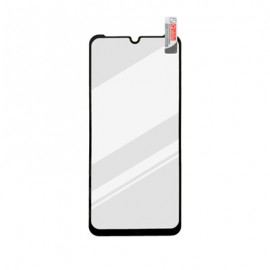 Motorola E6s čierne Full Glue sklenená fólia,  Q sklo