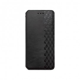mobilNET knižkové puzdro Samsung Galaxy S22, čierna, Pattern