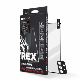 Sturdo Rex protective glass + Camera protection Samsung Galaxy A33, čierne, 6v1 