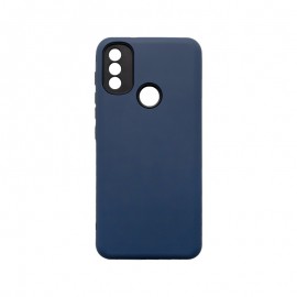 mobilNET silikónové puzdro Motorola Moto E20, tmavá modrá, Mark 