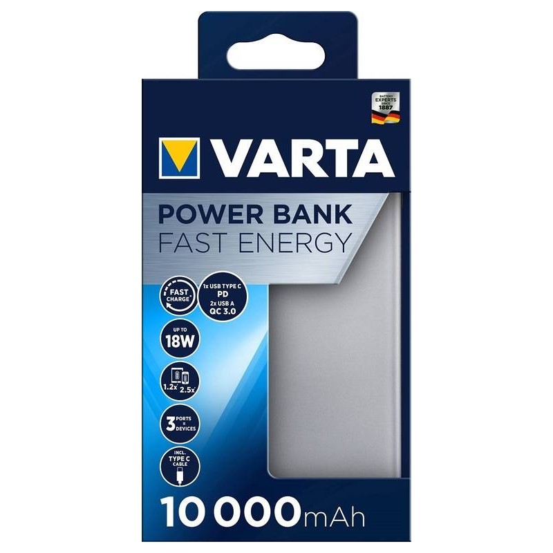 Varta Powerbank Fast Energy 10.000mAh
