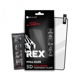 Sturdo Rex ochranné sklo Samsung Galaxy A12, čierna, Full Glue 5D  
