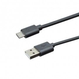mobilNET dátový kábel Micro USB 2,4A, 1m, čierny