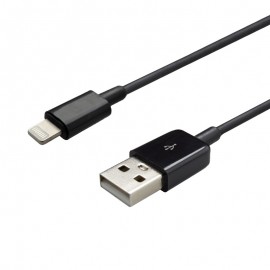 Dátový USB kábel iPhone 5 Lightning, 1 m, čierny