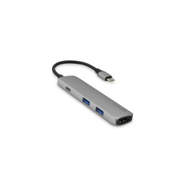 Epico USB Type-C HUB 4k HDMI, Multi-Port, šedy