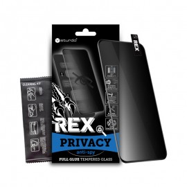 Sturdo Rex Privacy ochranné sklo iPhone 12 / iPhone 12 Pro, Full Glue 
