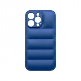 mobilNET silikónové puzdro iPhone 14 Pro Max, modré, Puff 