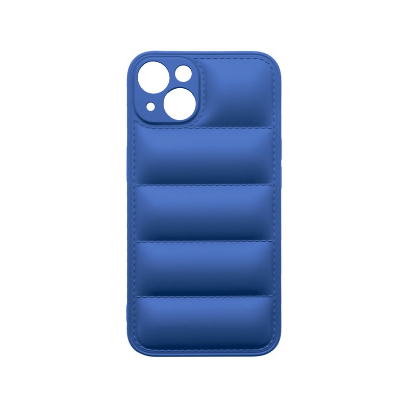 mobilNET silikónové puzdro iPhone 14, modré, Puff 