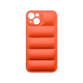 mobilNET silikónové puzdro iPhone 13, oranžové, Puff 