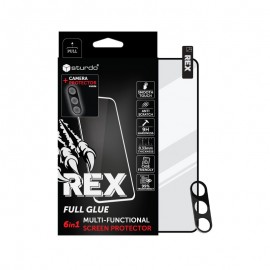 Sturdo Rex protective glass + Camera protection Samsung Galaxy S23, Full Glue 6v1