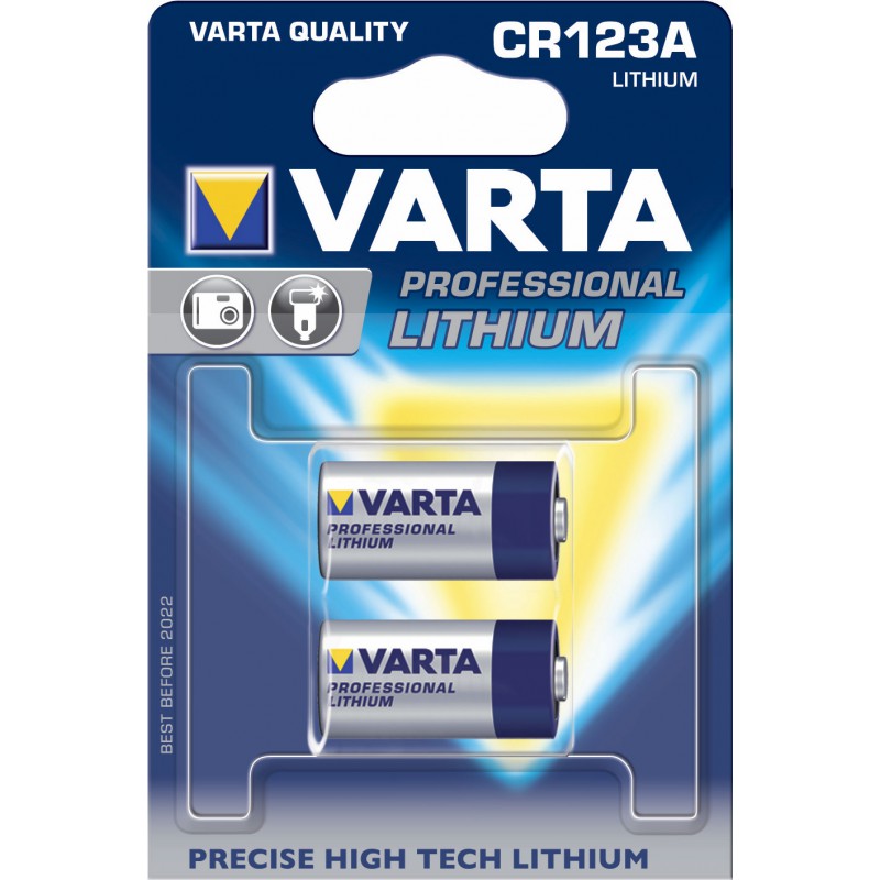 Varta CR123A Lithium Photo 3V 2x