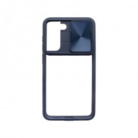 mobilNET plastové puzdro Samsung galaxy S21 FE, tmavo modrá, Slide 