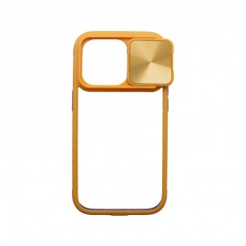 mobilNET plastové puzdro iPhone 14 Pro, fialovo oranžová, Duo 