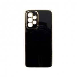 mobilNET silikónové puzdro Samsung Galaxy A33 5G, čierna, Glam
