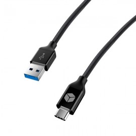 Sturdo dátový kábel USB / Type-C 3A, 5GB/s, 1M, čierny